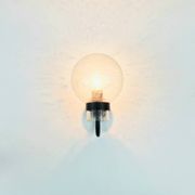 Pair of Vintage Glass Wall Lights from Limburg, Germany, 1970s/1980s