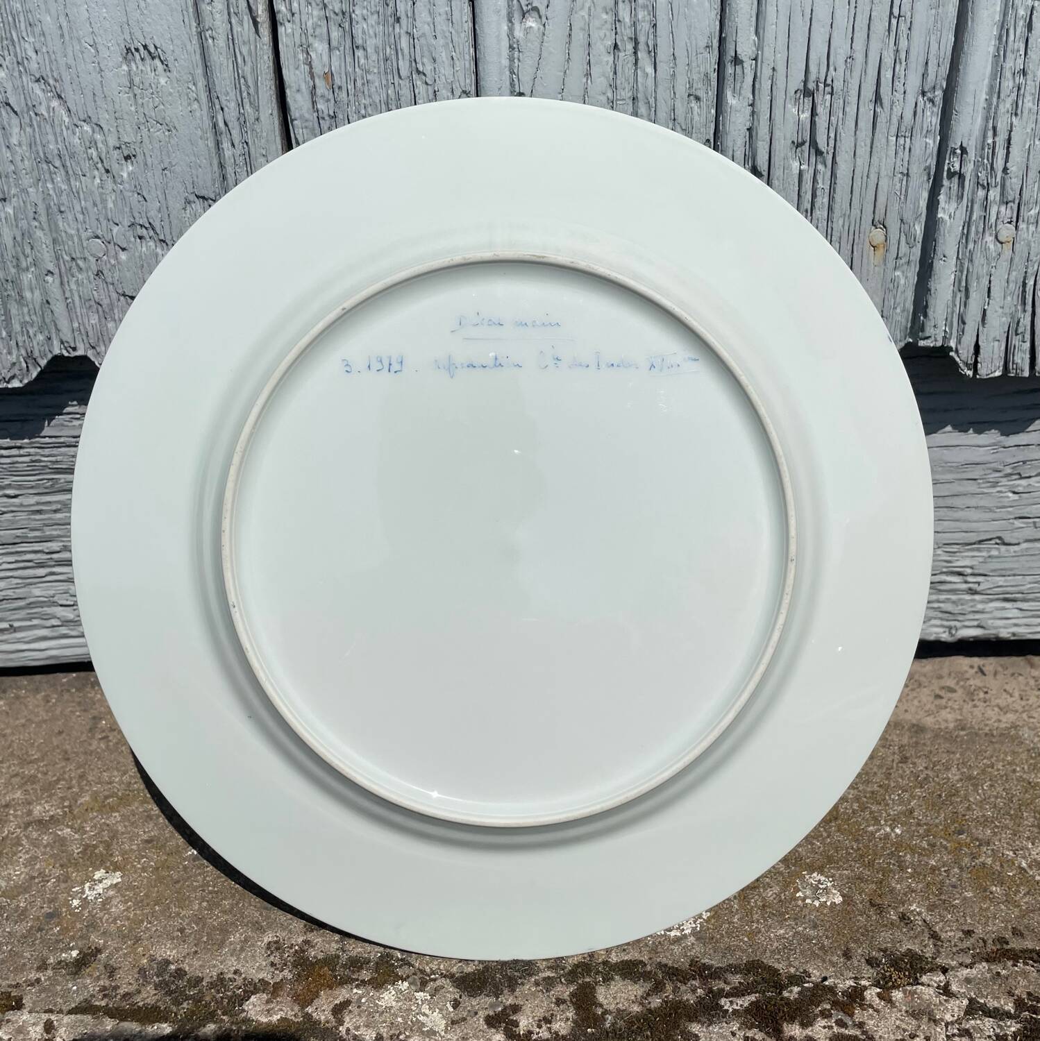 Two 18th century porcelain plates from the East India Company