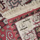 Tapis afghan Soumakh traditionnel en laine rouge Rug-122x183cm