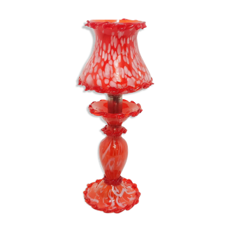 Lampe de table en verre de Murano, Italie, années 1980