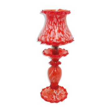 Lampe de table en verre de Murano, Italie, années 1980