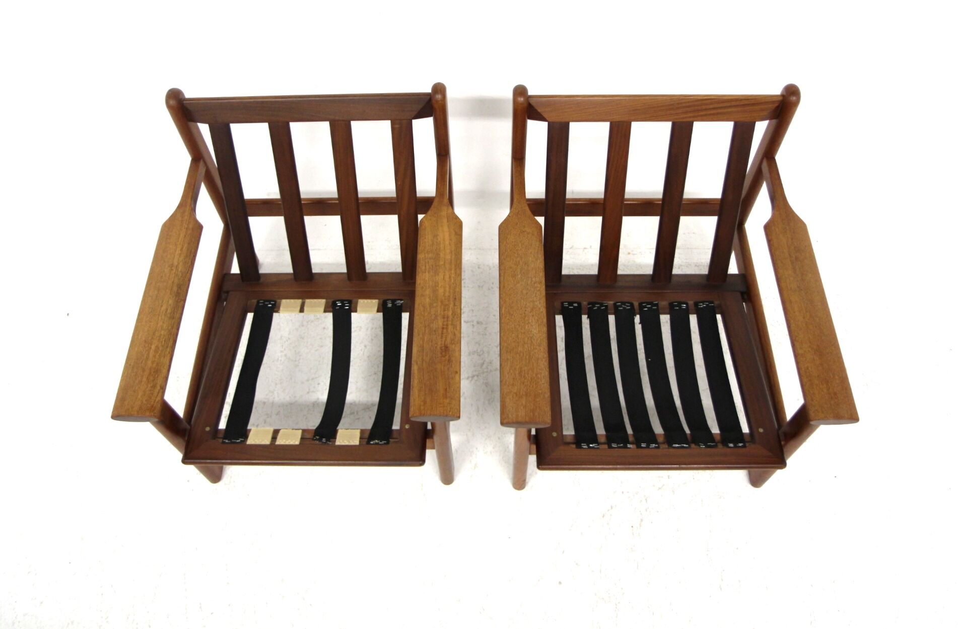 Set of 2 Scandinavian teak armchairs, Poul Volther, Gemla Möbler, Sweden, 1960