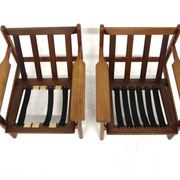 Set of 2 Scandinavian teak armchairs, Poul Volther, Gemla Möbler, Sweden, 1960