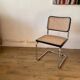 Chaise Cesca Breuer noire cannage et chrome