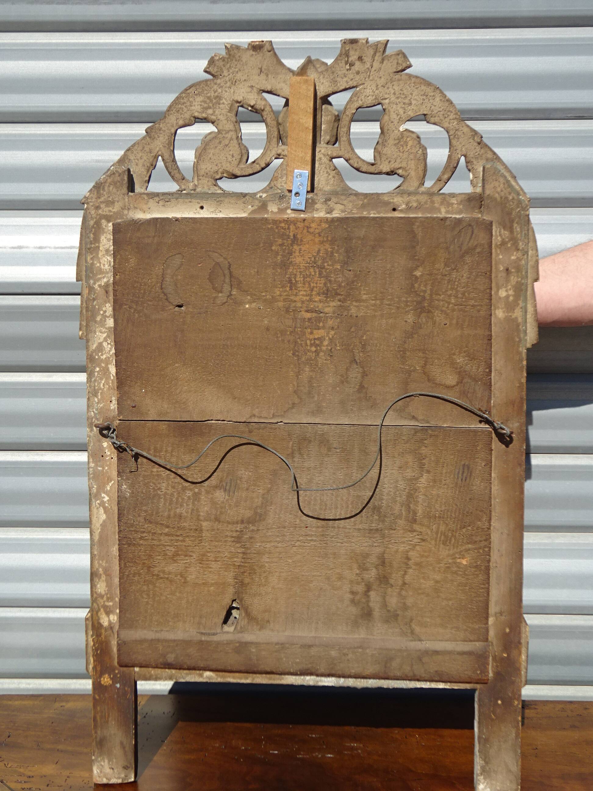 Very old Louis XVI style mirror.