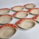 Set of 9 Vintage "Crayfish" Ceramic Bowls, "Charles Amand"