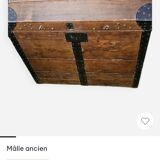 Vintage wooden trunk