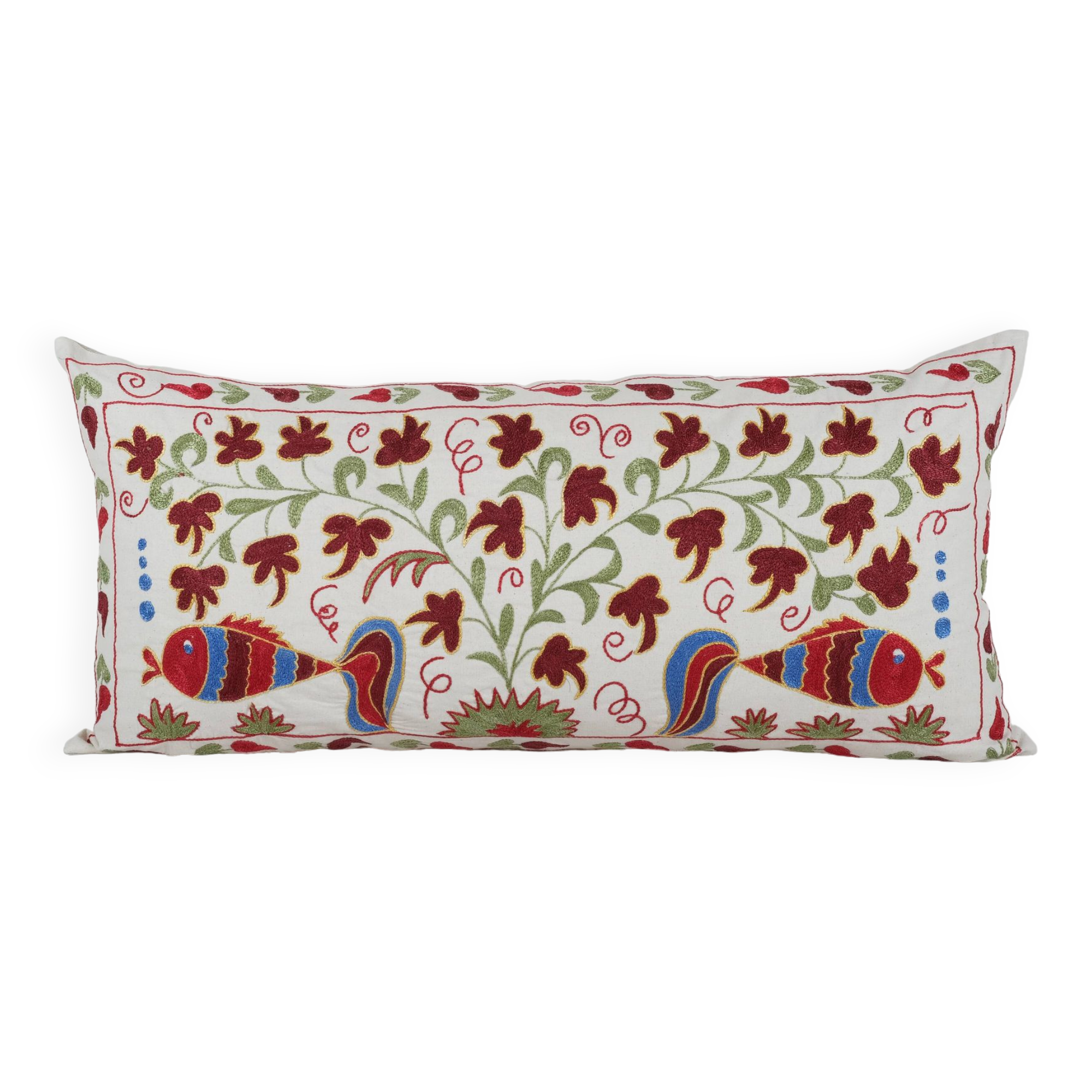 Housse de coussin turque Suzani