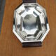 Art deco style stainless steel dish
