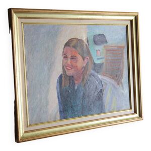 Huile sur toile jeune