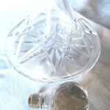 Cut crystal carafe with beautiful stopper