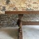 Monastery style farmhouse table