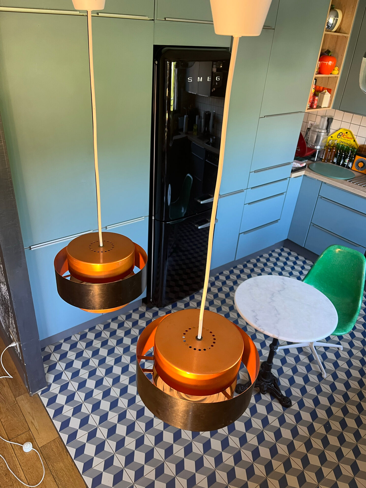 Suspension pair Juno by Jo Hammerborg for Fog & Morup
