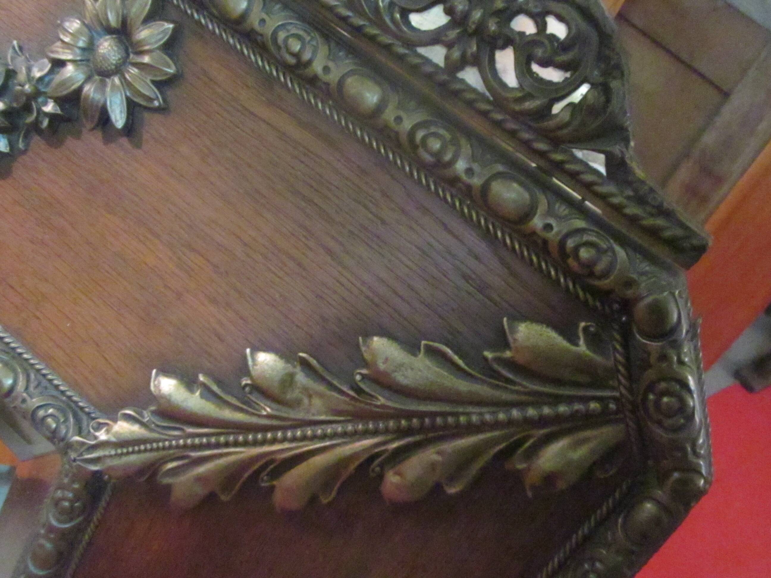 Napoleon III mirror medieval style