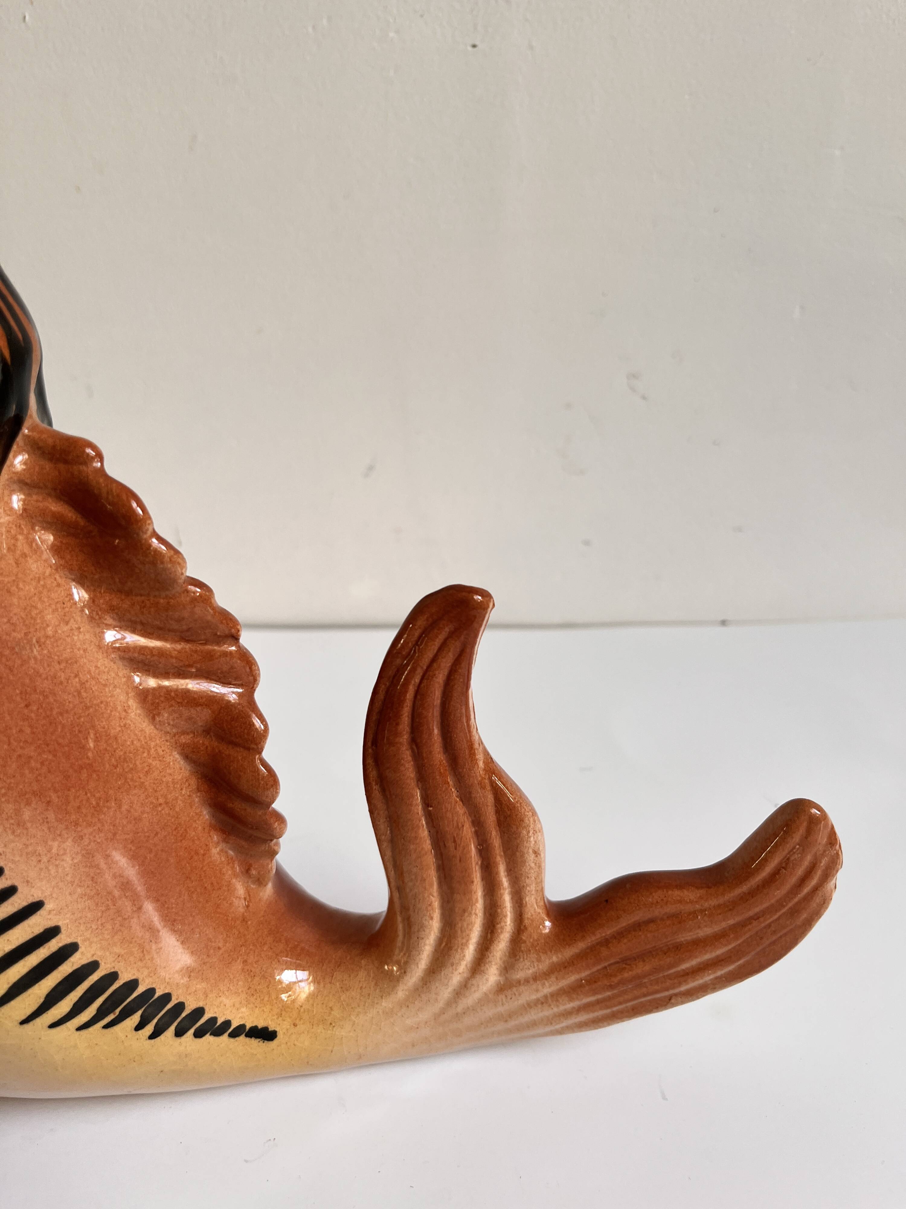 Ceramic fish vase