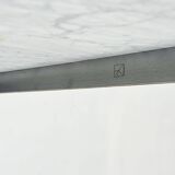 Early PK61 coffee table by Poul Kjaerholm EKC Denmark 1956 with Carrara marble top