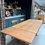 Art Deco extendable oak table (renovated)