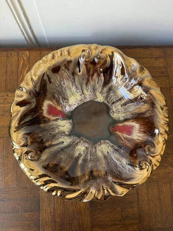 Vallauris style decorative plate