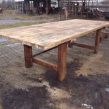 Garage established old pine table