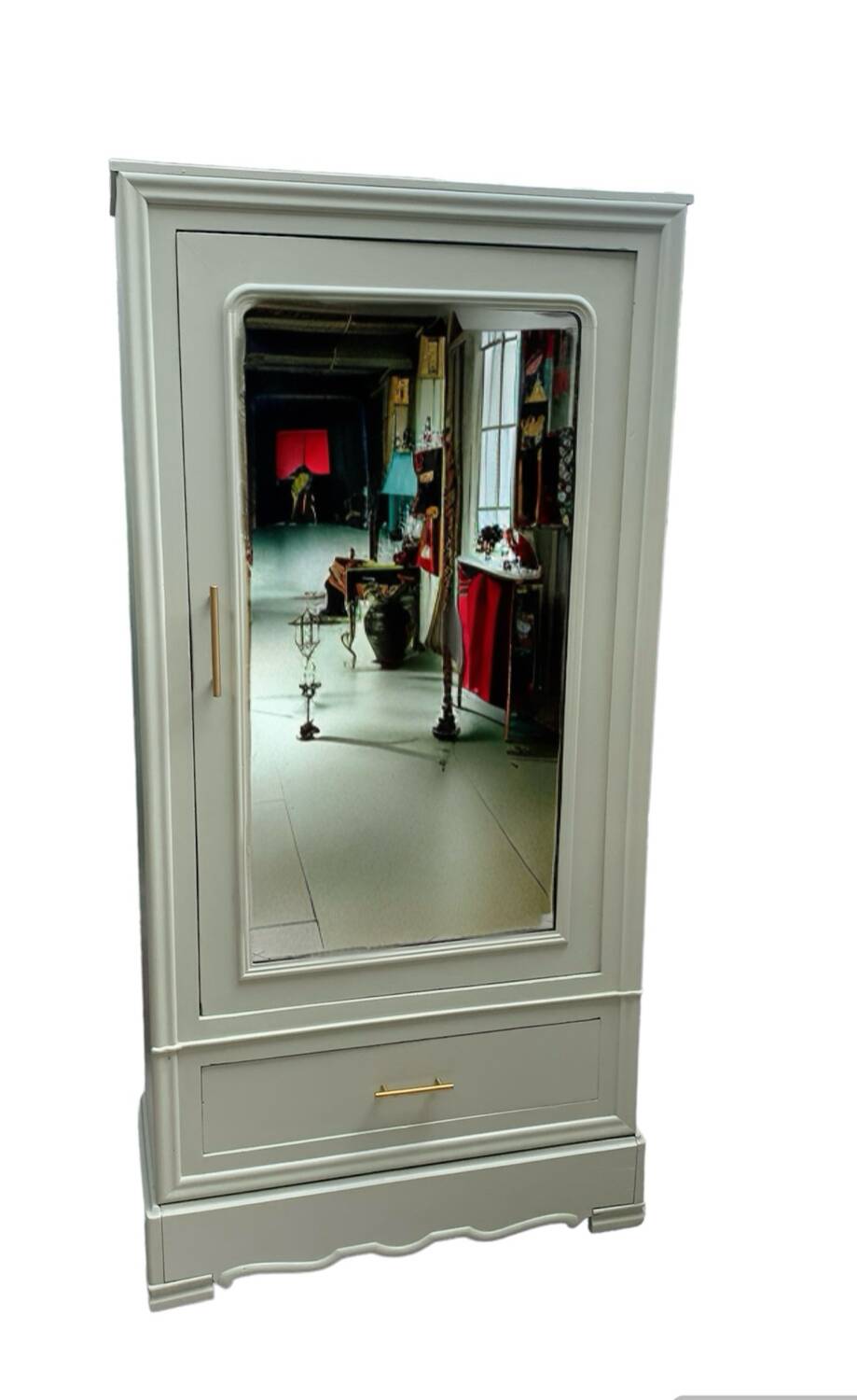 Old wooden bonnet cupboard