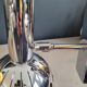 Vintage chrome wall and pendant light set