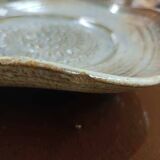 Brutalist stoneware cup 1970 signed Ferrières