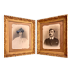 Pair of 19th century portrait photos by Pierre Grandjean