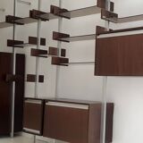 Meuble living / Bibliothèque suspendue modulable par Michel Ducaroy pour Ligne Roset Vintage 1970