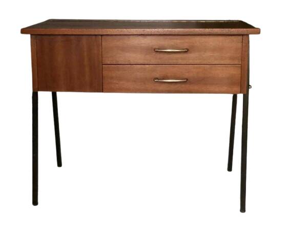 Travailleuse moderniste / boîte à couture 1960