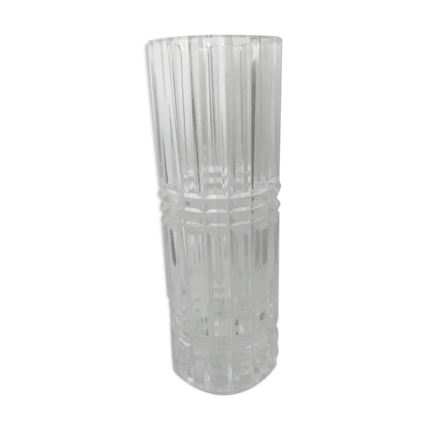Crystal roller vase