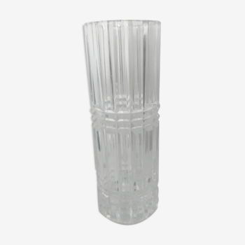 Vase rouleau en cristal