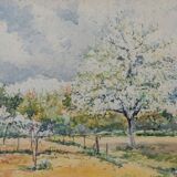 Watercolor by Robert Lange Spring 20th