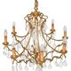 Lustre cage de style Louis XV