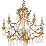 Lustre cage de style Louis XV