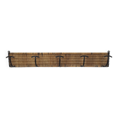Rattan wall coat rack 50/60