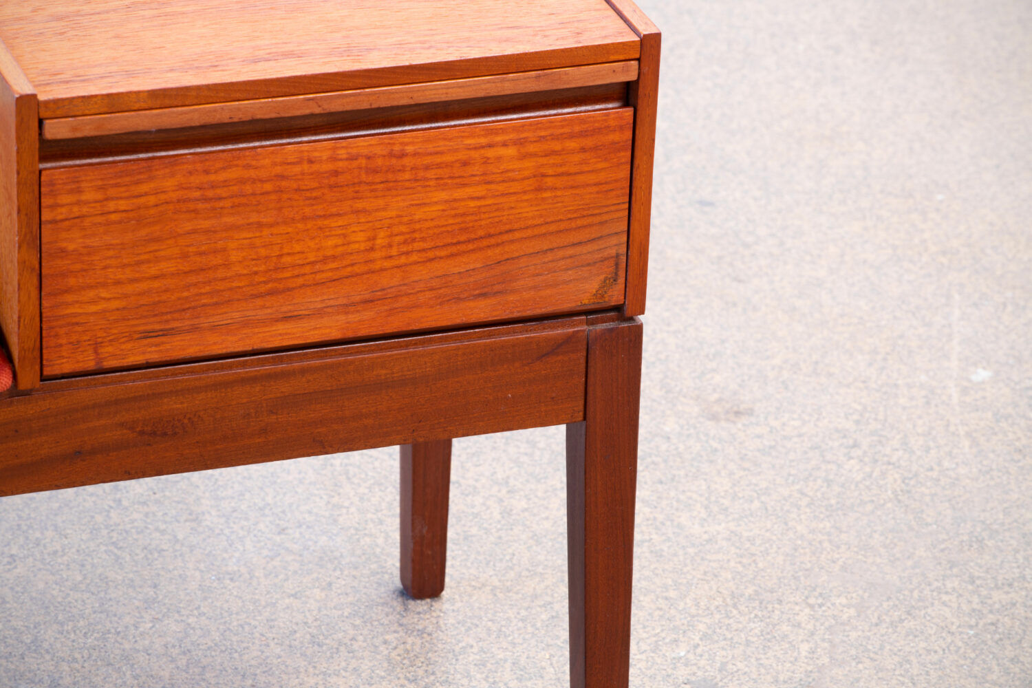 Scandinavian entrance bench, vintage 1960