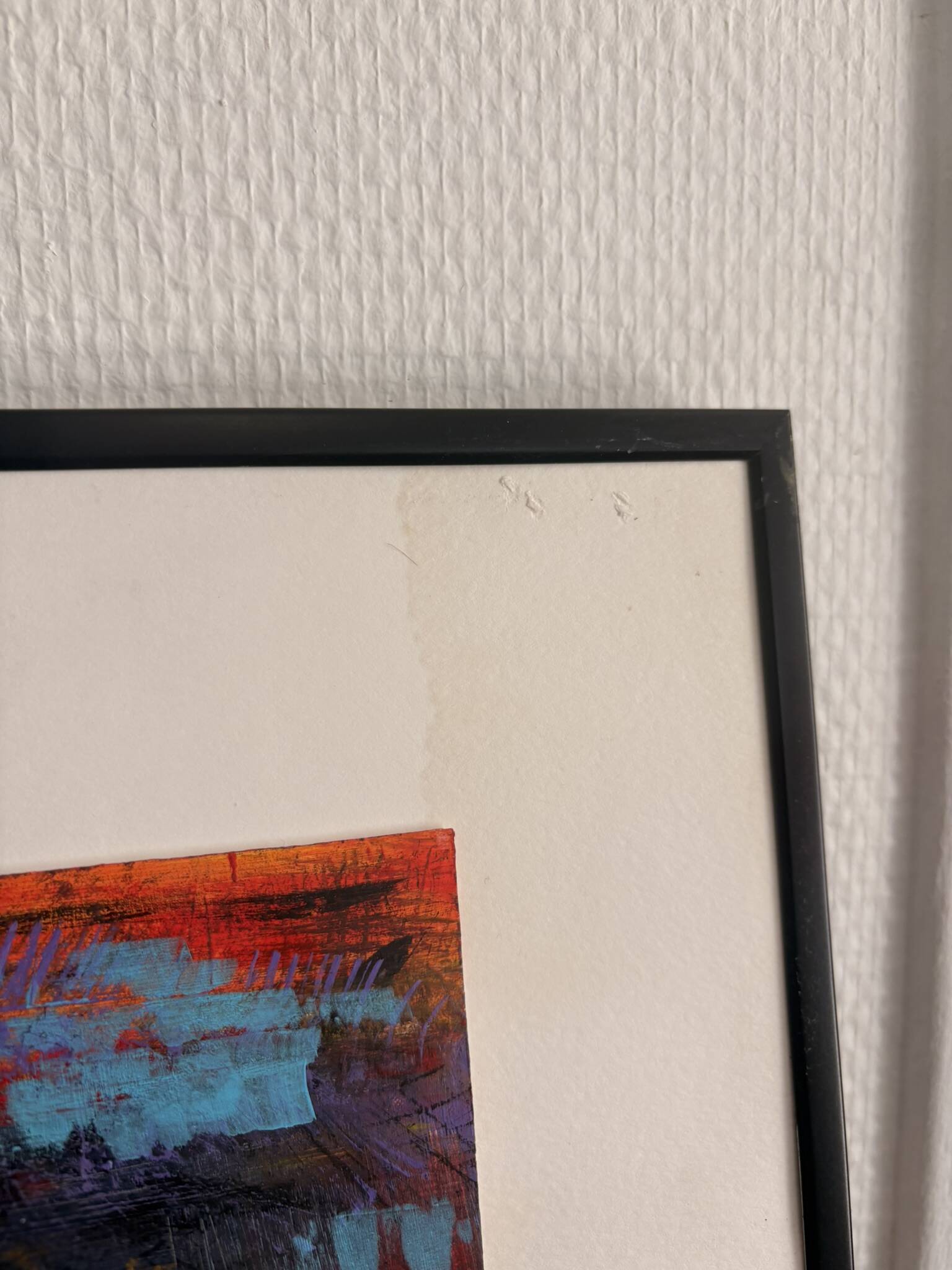 Paire Peinture Abstraite Contemporain Desmox 2020 Technique Mixte Or