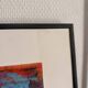 Paire Peinture Abstraite Contemporain Desmox 2020 Technique Mixte Or