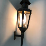 Old carriage lantern, cab, copper with 6 faces. Interior lamp. Year 60 70