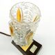 Mid-century modern bedside lamp, glass, Germany, 1970s