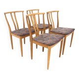 Set de 4 chaises de table en chêne, Karl-Erik Kullén, Bodafors ,Suède, 1960
