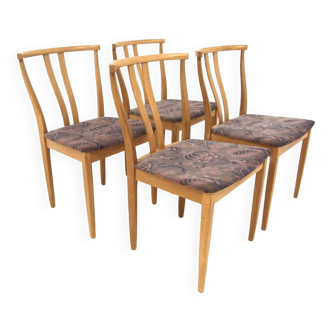 Set of 4 oak table chairs, Karl-Erik Kullén, Bodafors, Sweden, 1960