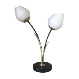 Lamp design reeds Lunel 1960