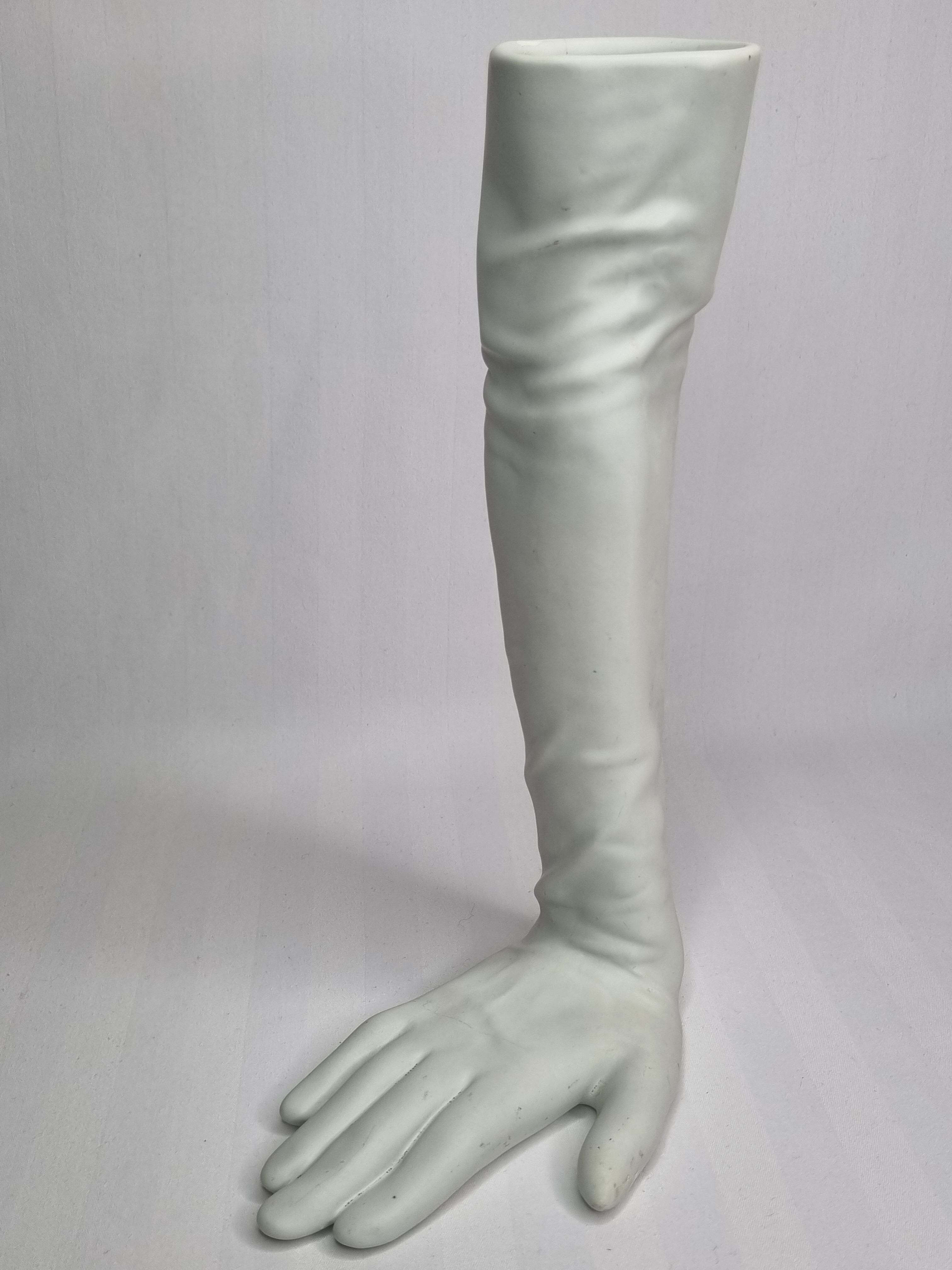 Vase in the shape of a glove "Hepburn", 80s, 31 cm