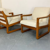 Mid-Century Scandinavian design Lounge Chair in Teak from CFC Silkebo
