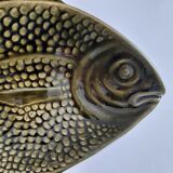 Vintage olive green fish Slurry