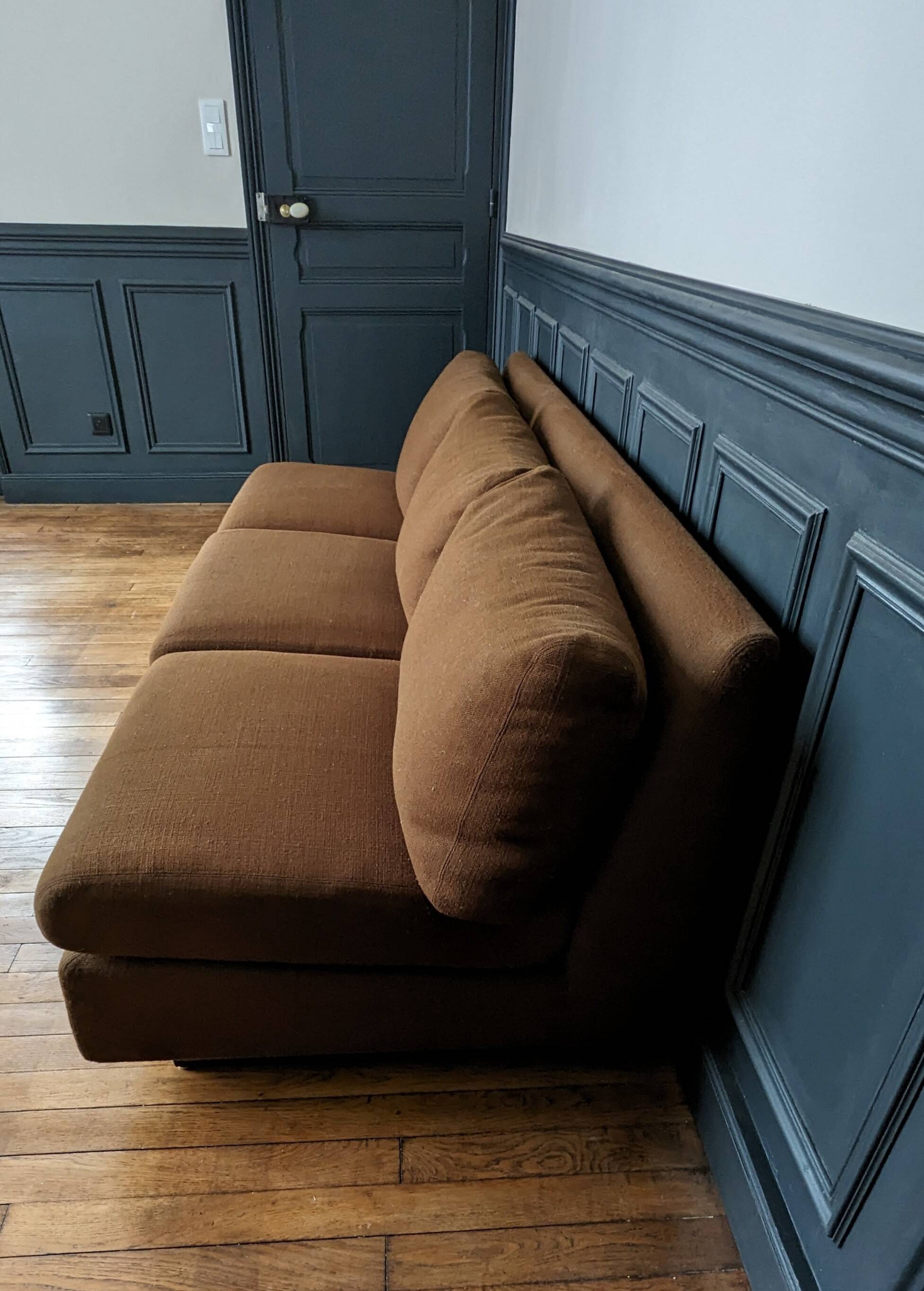3-seater sofa, Mobilier International, 70s
