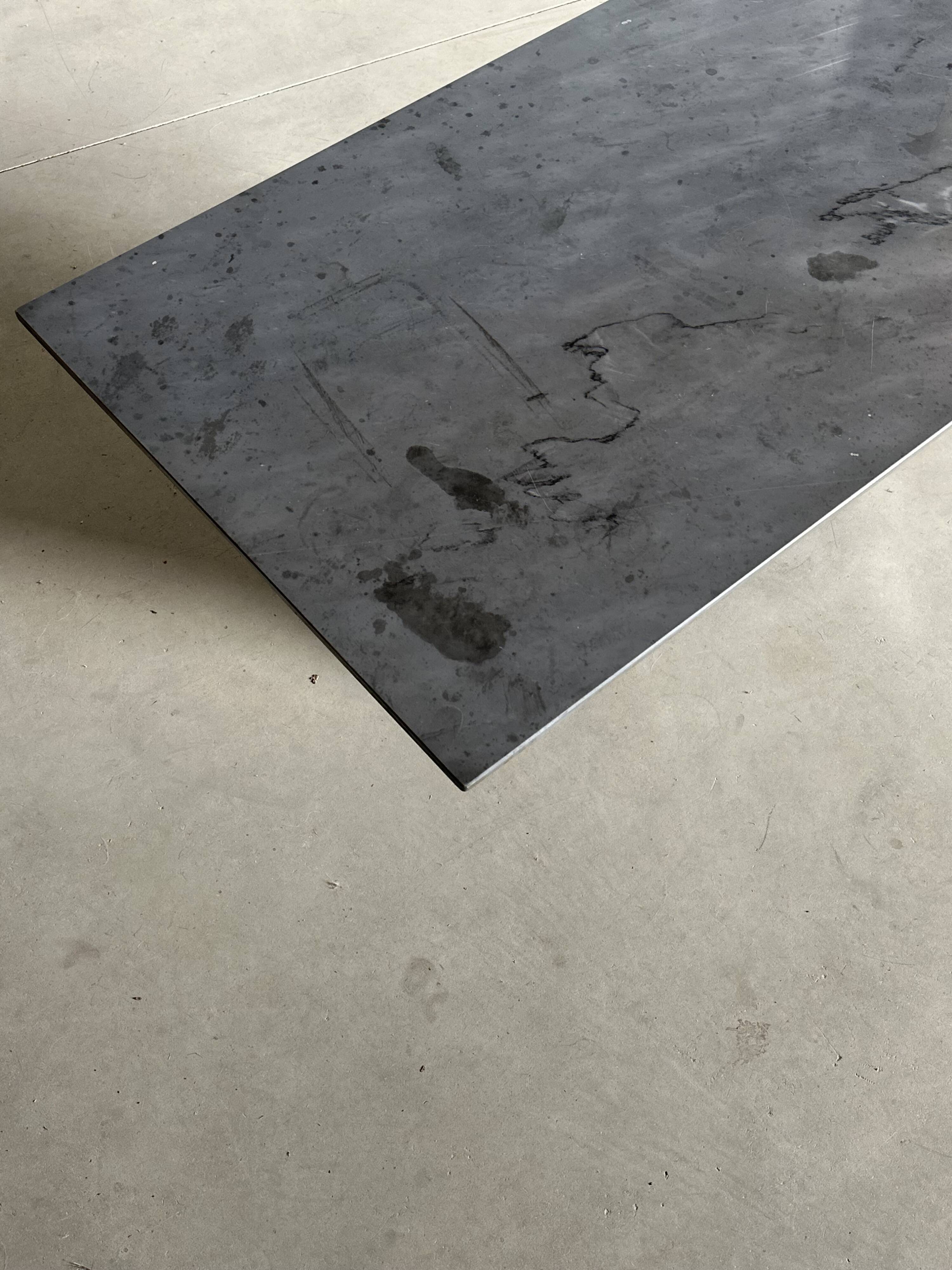 Grey marble coffee table