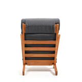 Fauteuil à dossier haut CH-03 par Hans J. Wegner