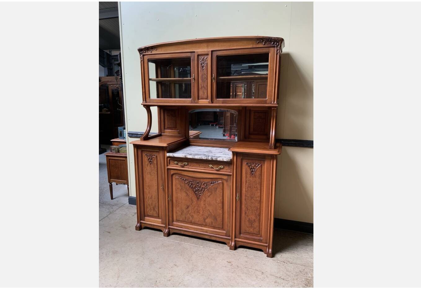 Antique - Buffet, Vertiko, Sideboard, Art Nouveau